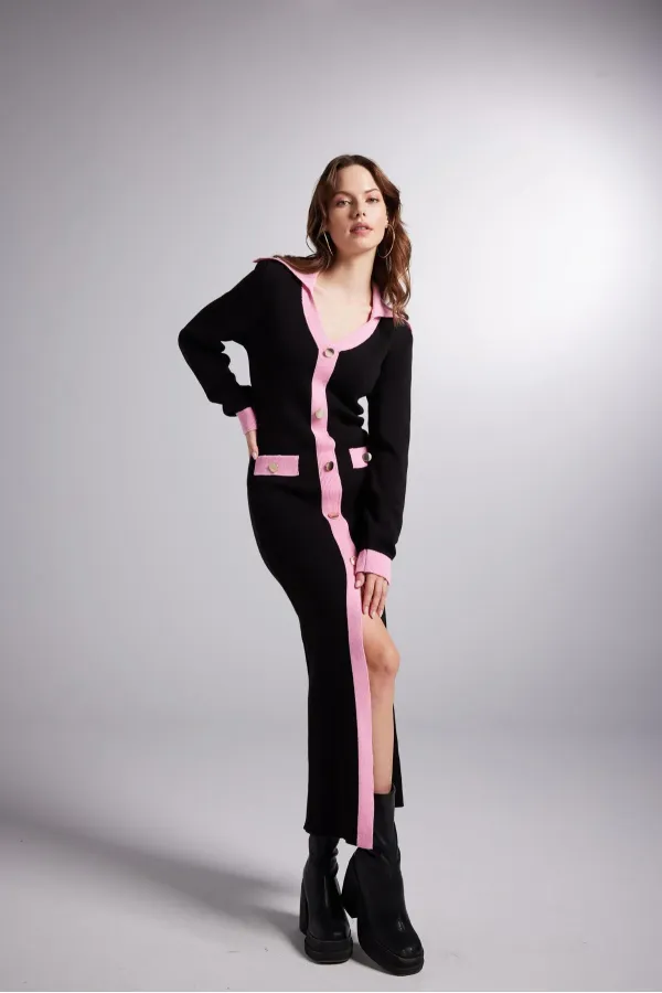 Elias Knit Dress Black