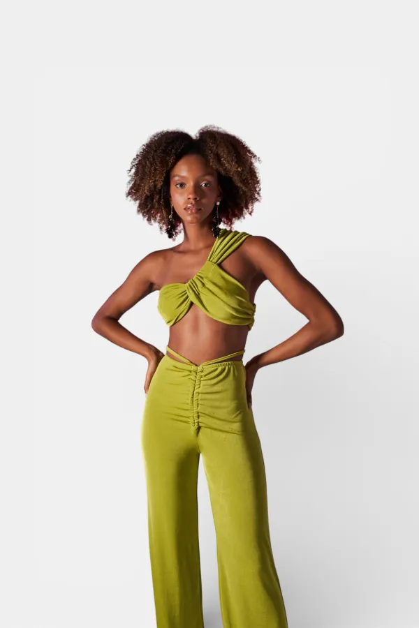 Beatrice Crop Yeşil