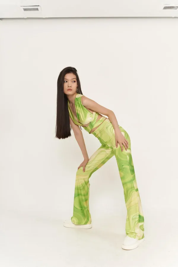 Malrose Pantolon Yeşil