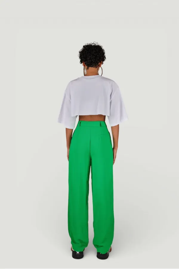 Palasia Pantolon Açık Yeşil