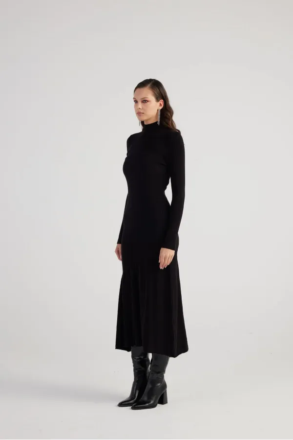 Sally Knit Dress Black