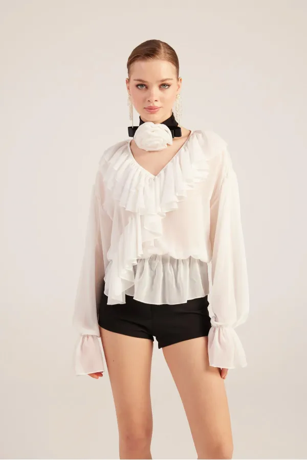 Chemise blanche Sassy