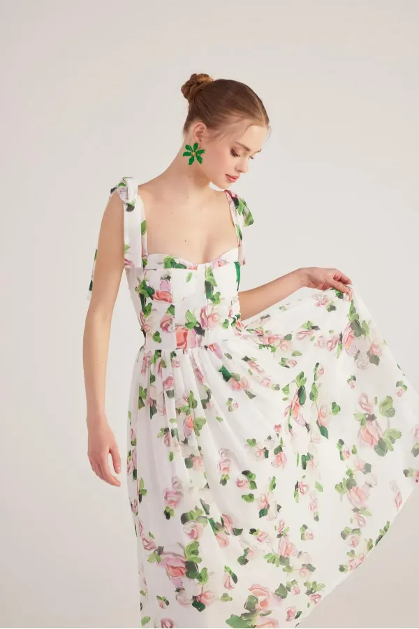 Robe blanche Donatella