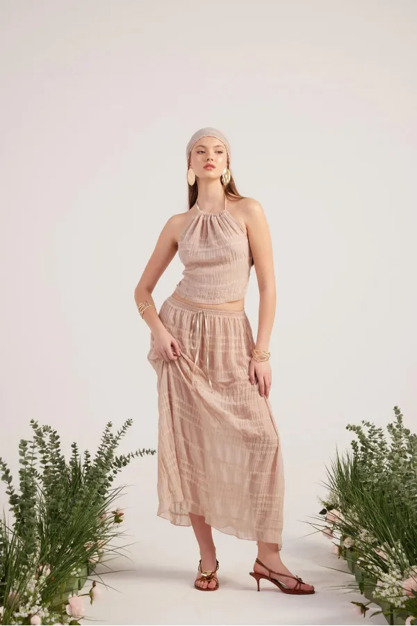 Costume bohème beige