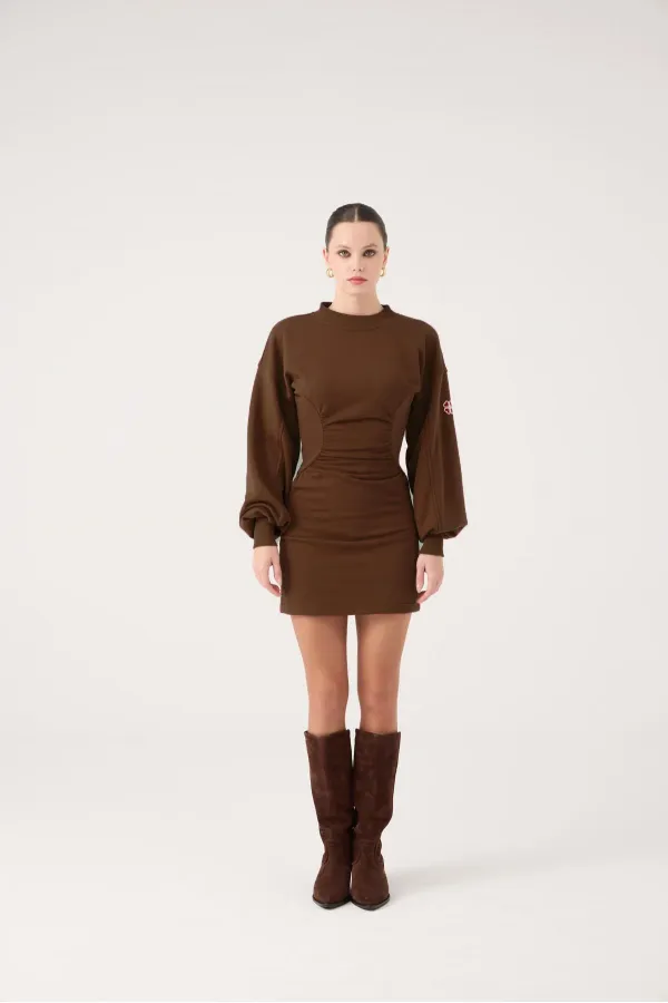 Nancy Dress Brown