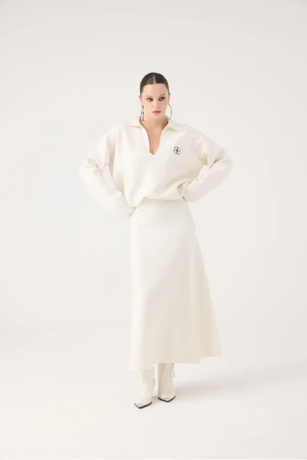 Zoi Knitwear Sweater White