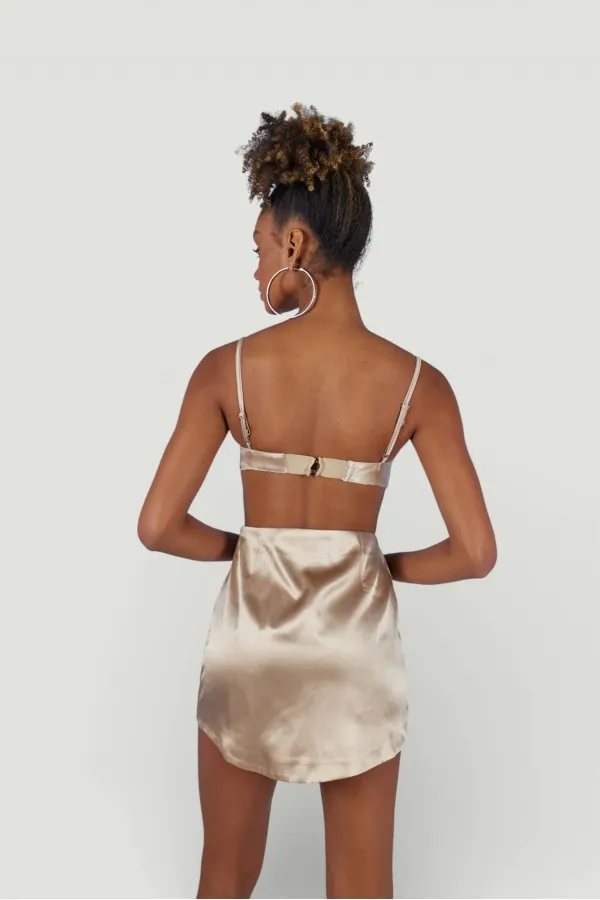 Bustier fantaisie beige