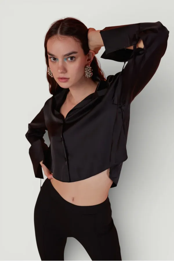 Silky Shirt Black