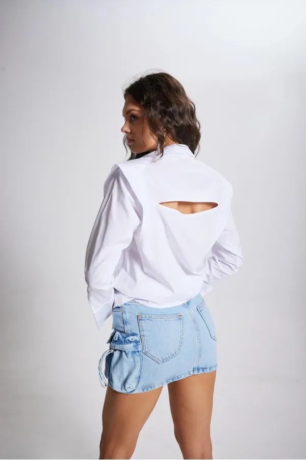 Arina Jean Skirt Blue