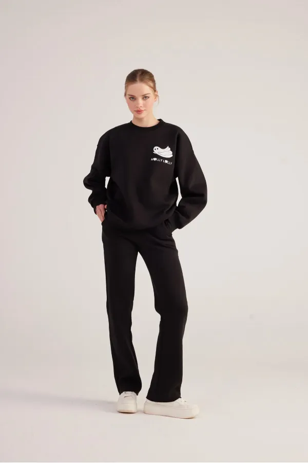 Ghosting Sweatshirt Black