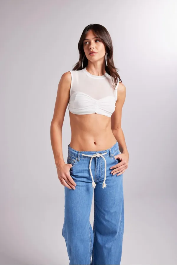 Buterfly Blouse White