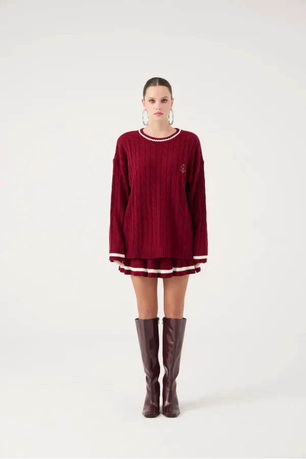 Harold Triko Kazak Bordo