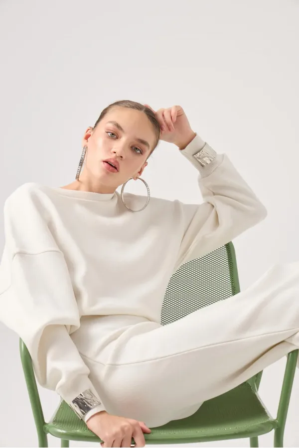 Jacey Knit Dress White