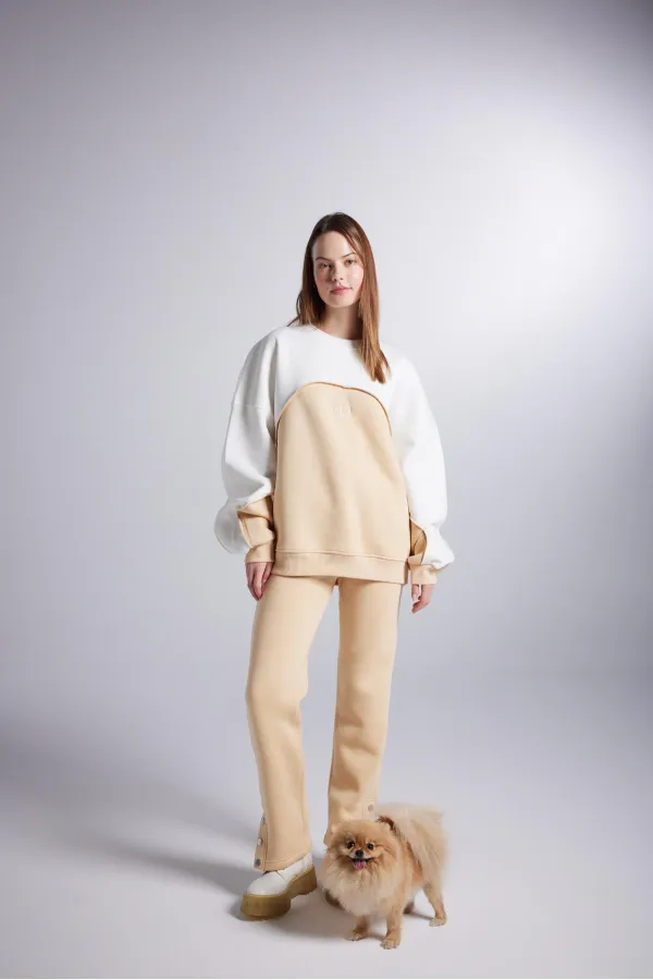 Nola Eşofman Altı Bej