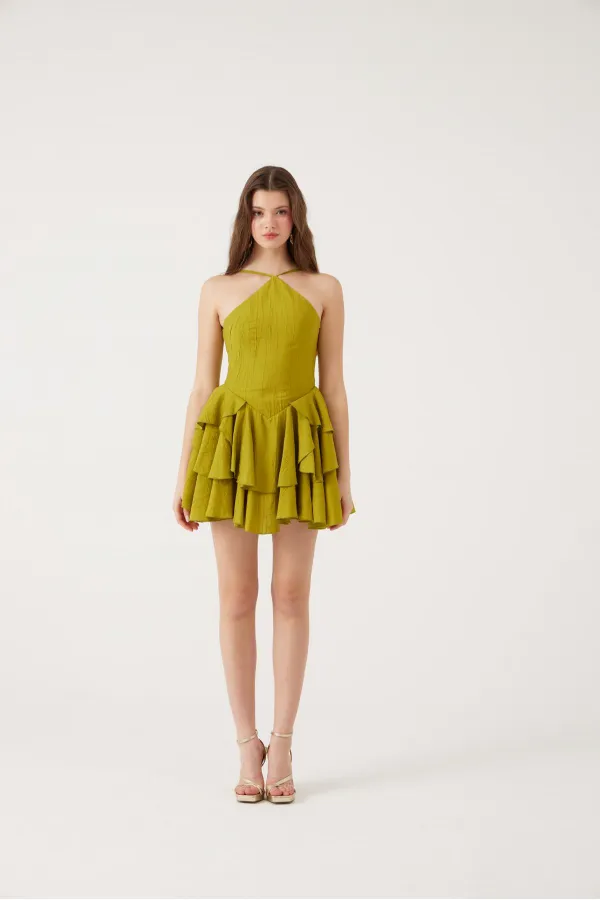 Keira Dress Green