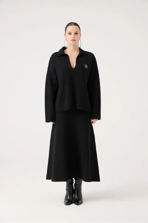 Zoi Knitwear Sweater Black