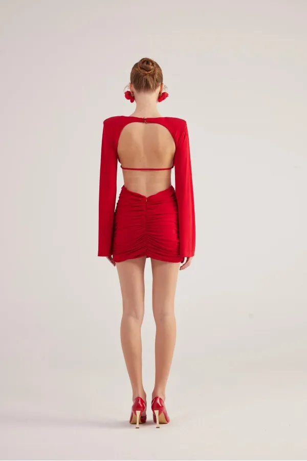 Robe Hanna rouge