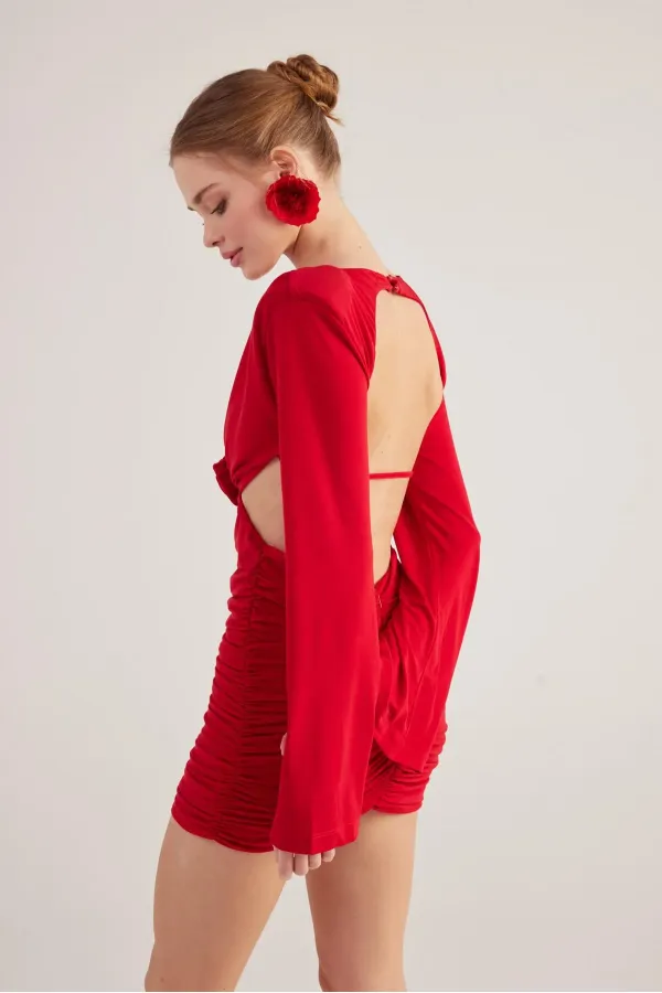 Robe Hanna rouge