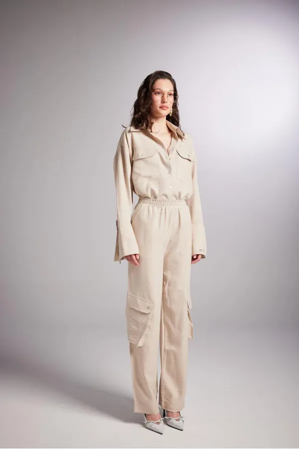 Pantalon Julia beige