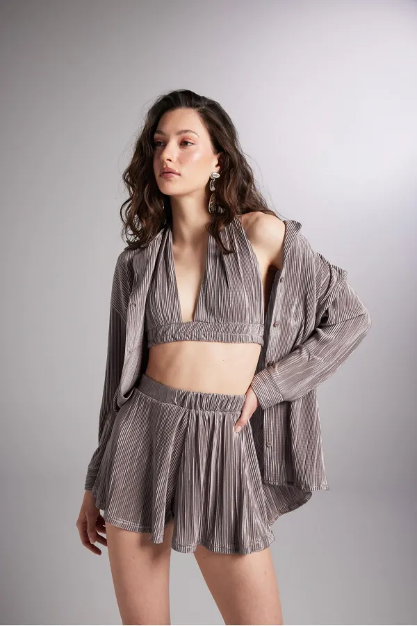 Bustier confortable en vison