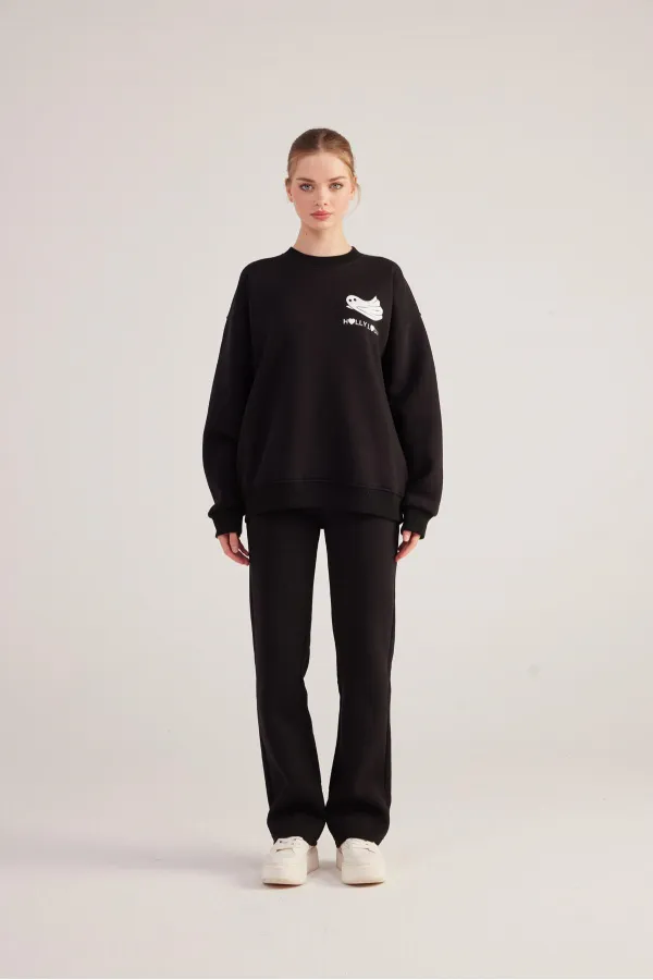 Ghosting Sweatshirt Black