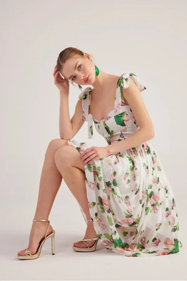 Robe blanche Donatella