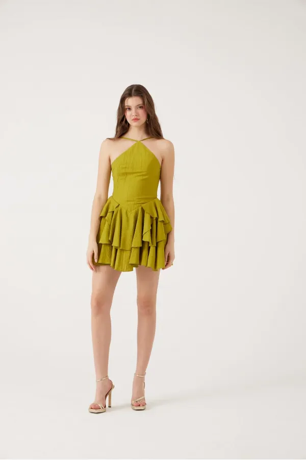 Keira Dress Green