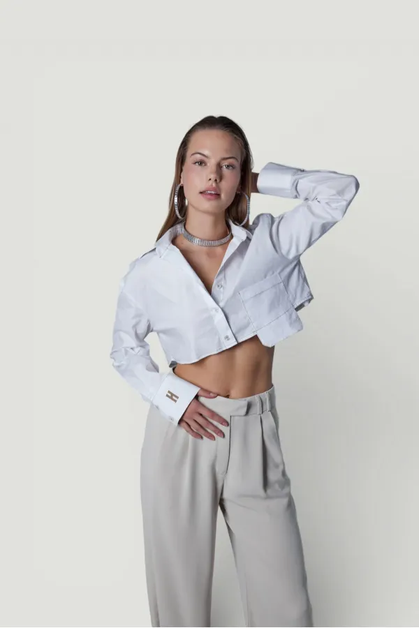 Pocket Gömlek Beyaz