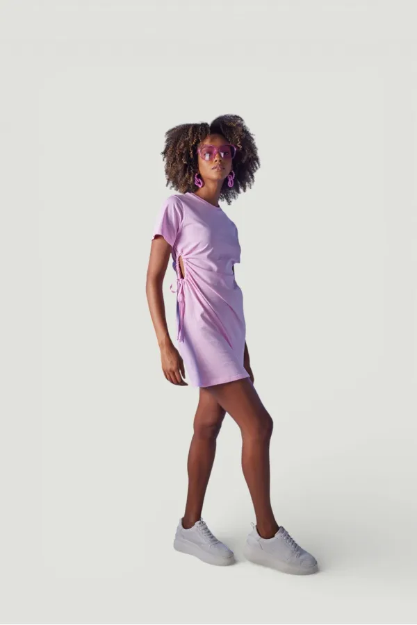 Wex Tshirt Elbise Pembe