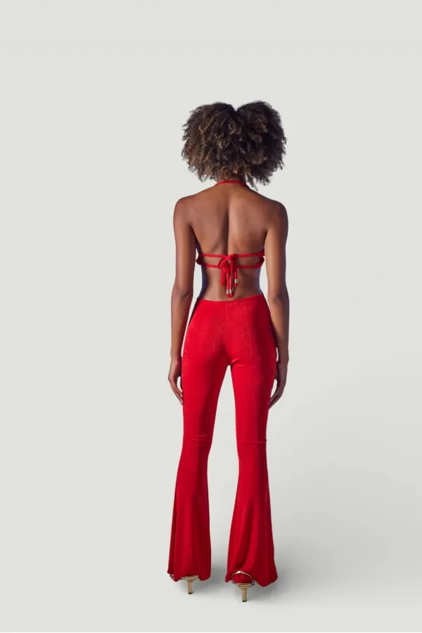 Diana Jumpsuit Red
