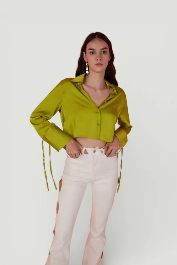 Silky Shirt Green