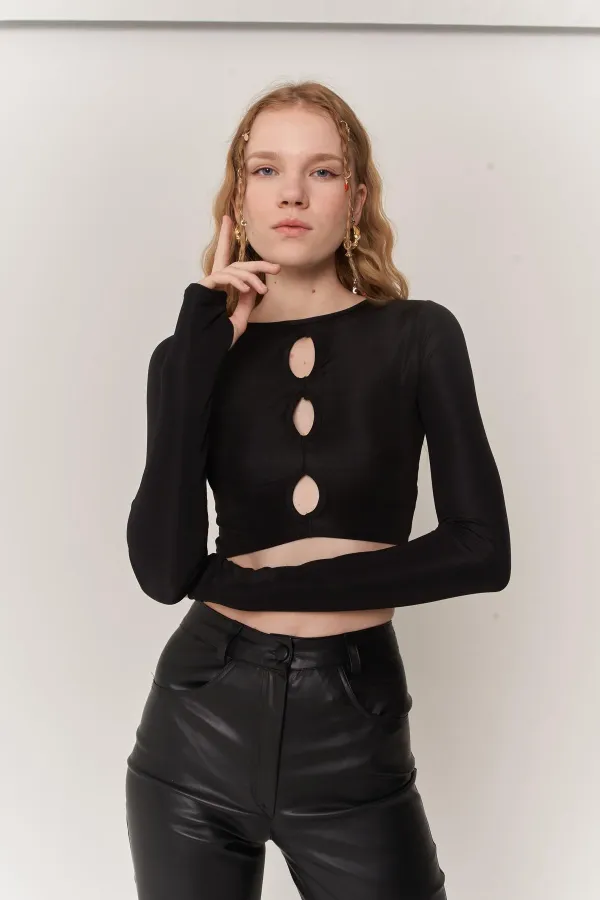 Blouse Frank noire
