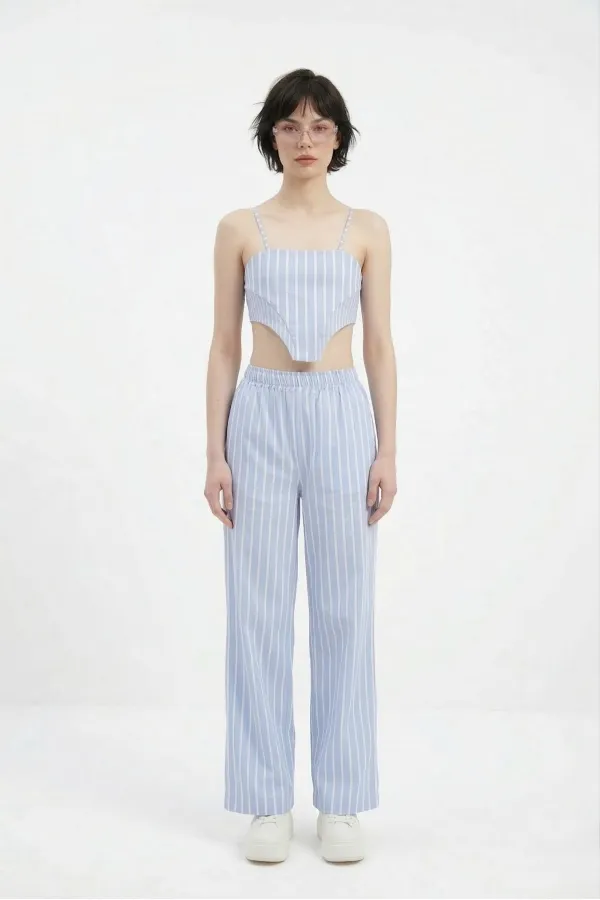 Pantalon Harmony bleu