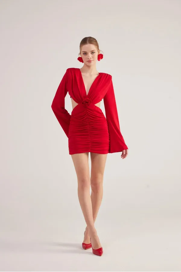 Robe Hanna rouge