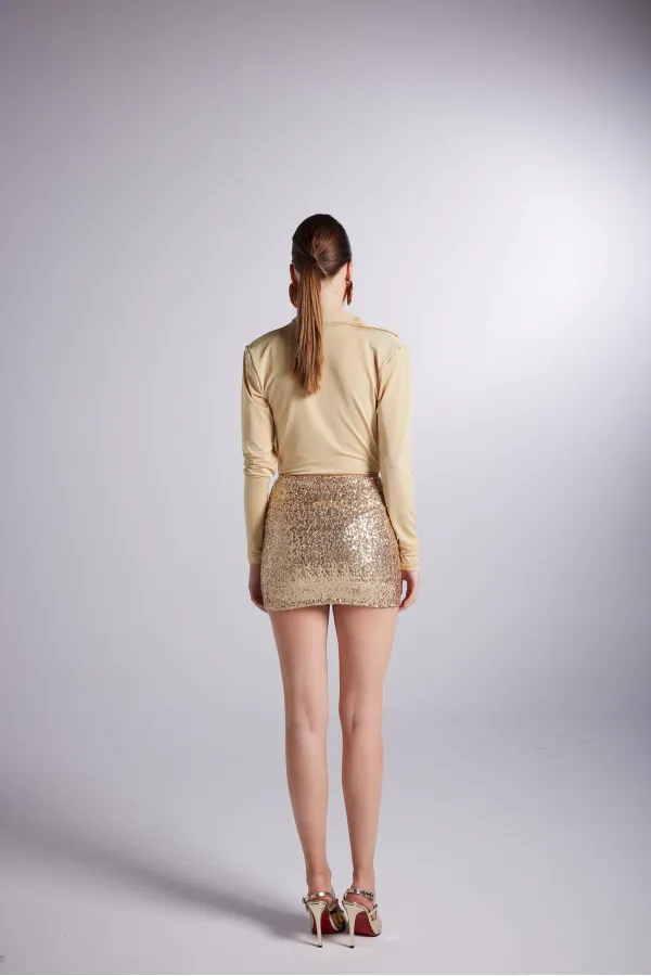 Taylor Bodysuit Gold