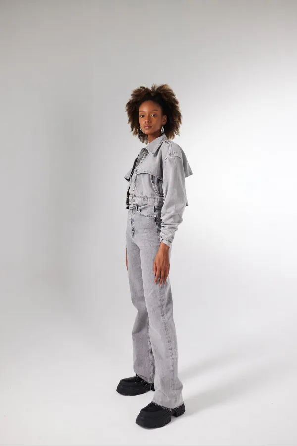 Lorenzo Jean Pantolon Gri