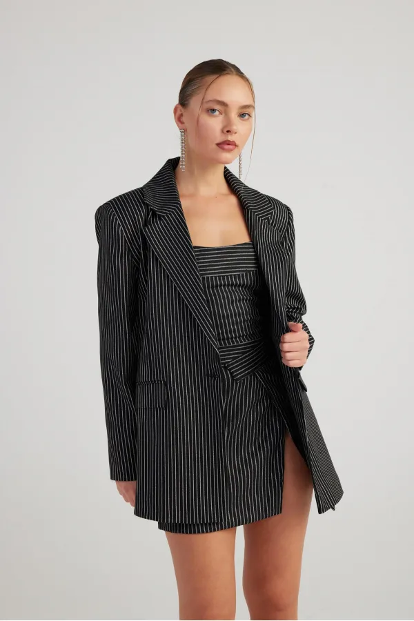 Veste blazer Eden noire
