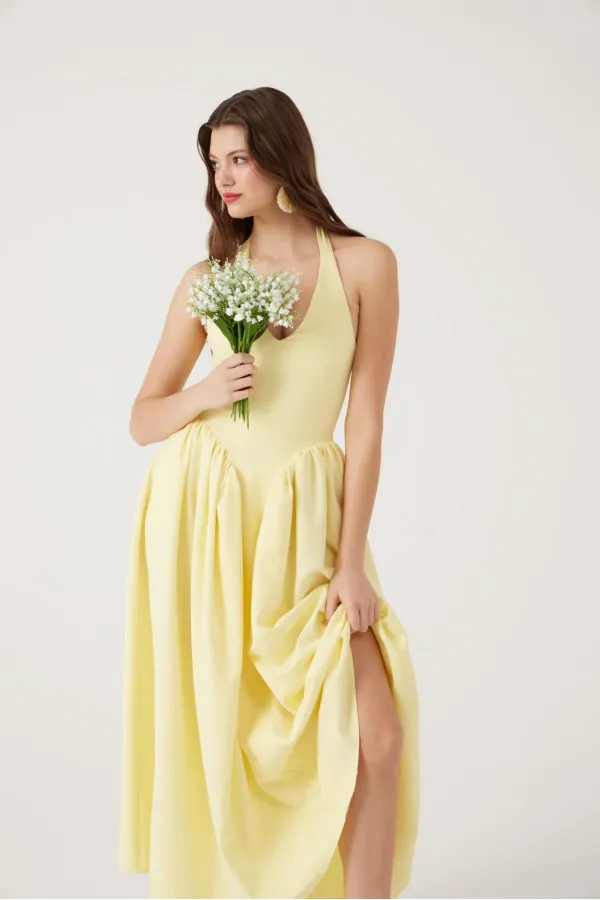 Robe jaune Ophélie