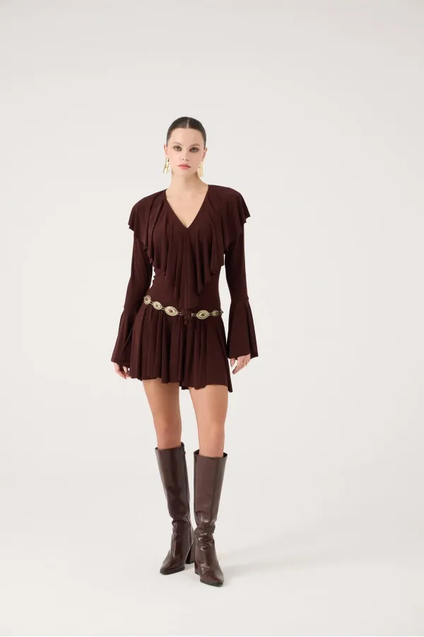 Yolanthe Dress Brown