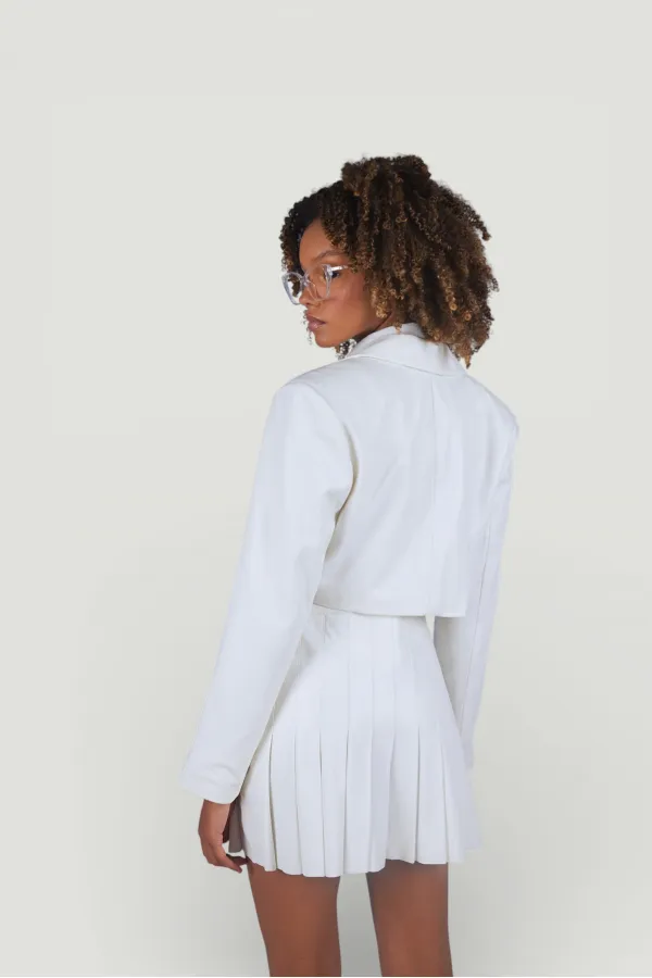 College Deri Etek Ekru