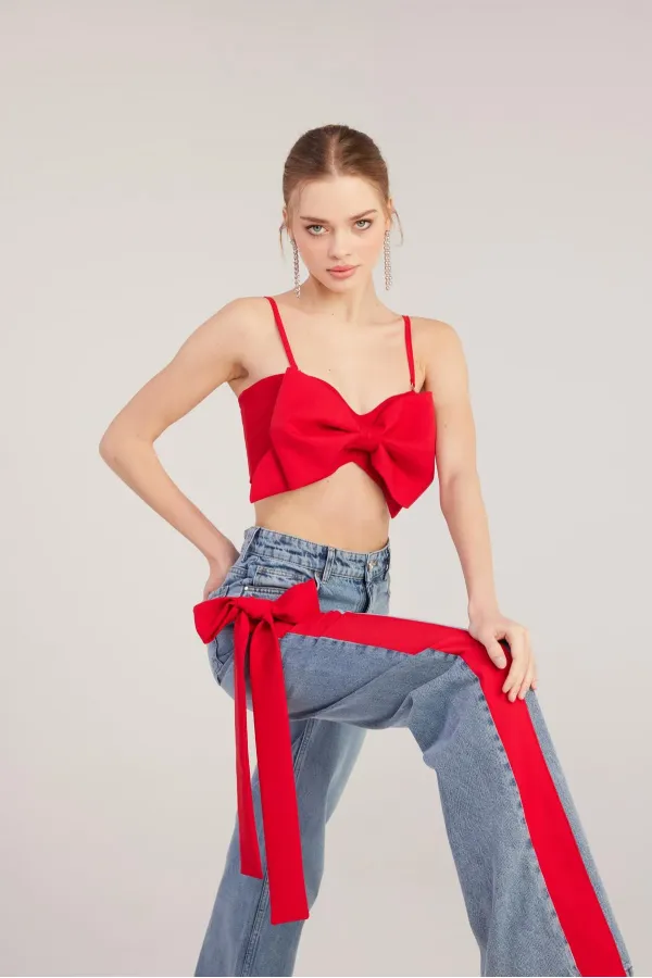 Chemisier Jazmin rouge