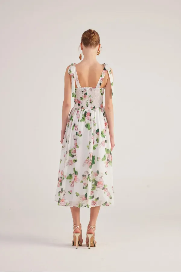 Robe blanche Donatella