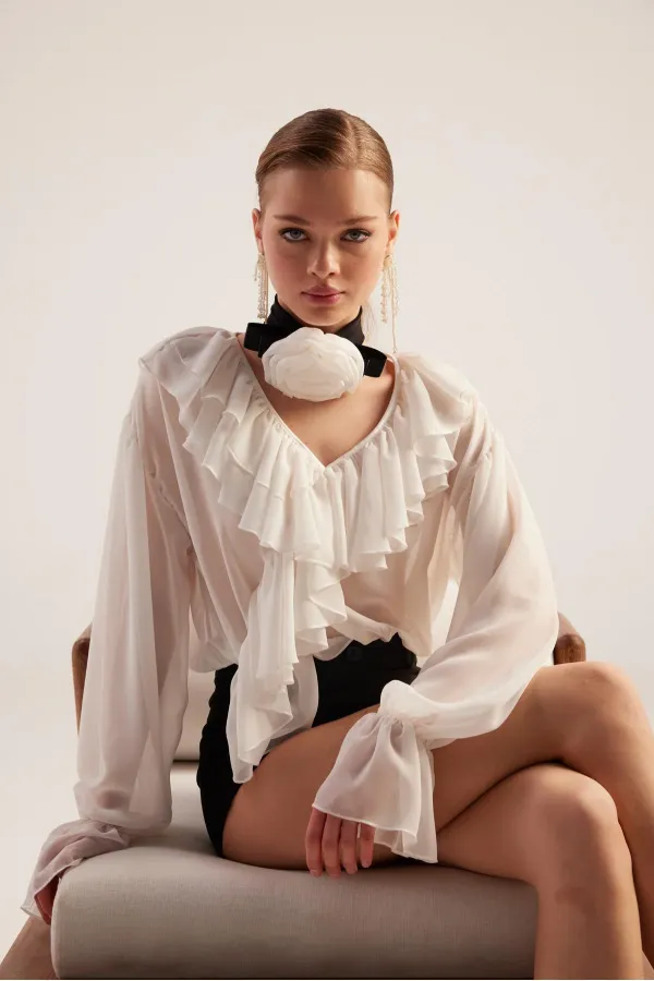 Chemise blanche Sassy