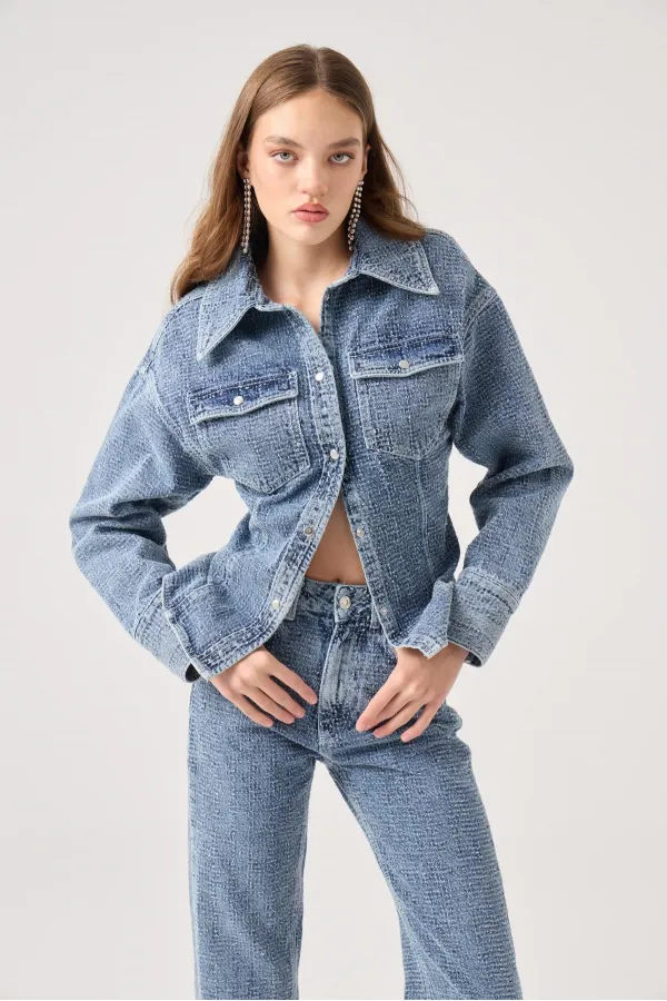 Laura Jean Jacket Blue