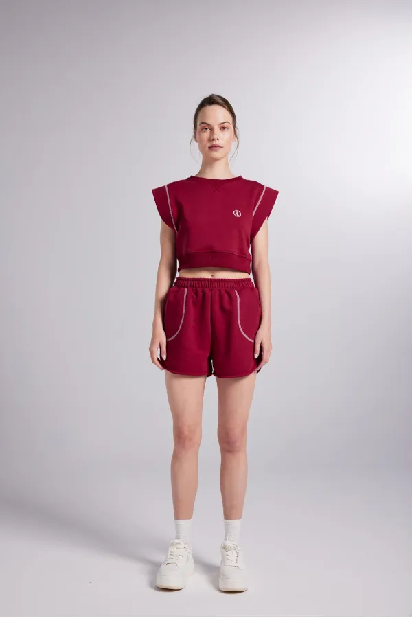 Rhode Şort Bordo