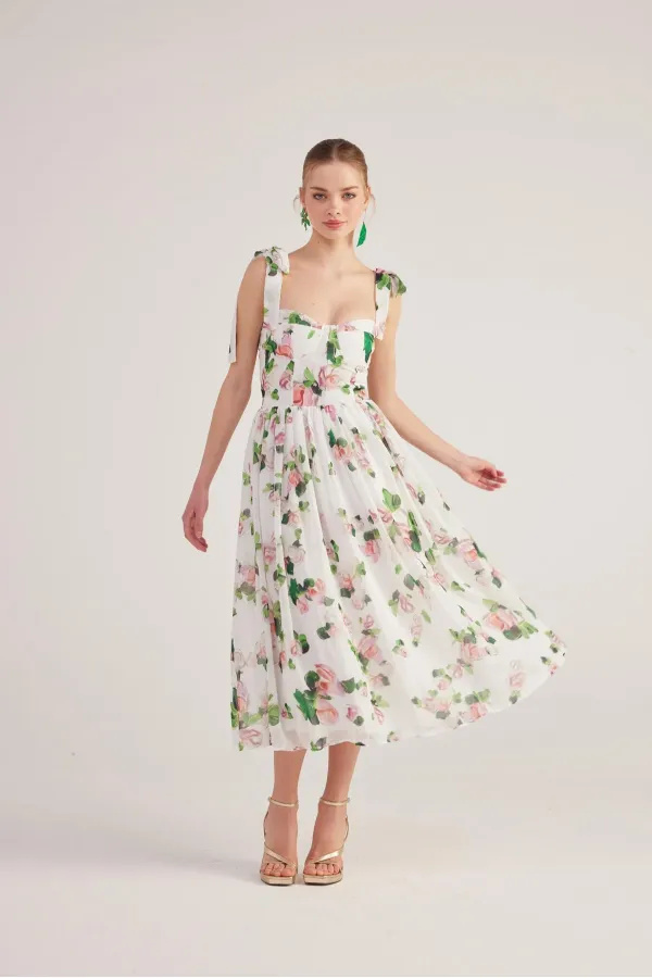 Robe blanche Donatella