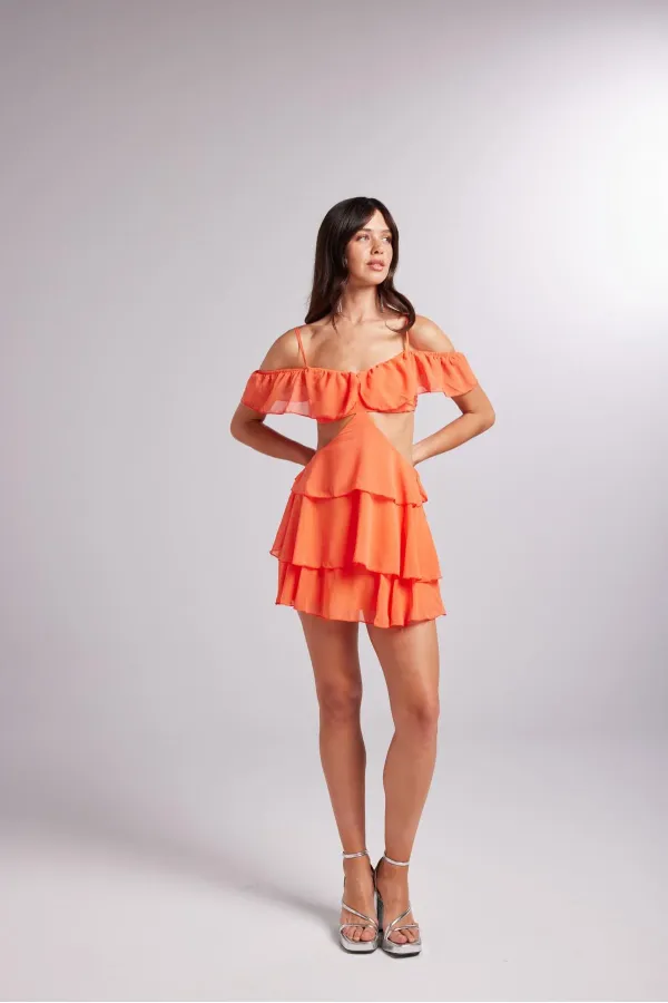 Ruby Dress Orange