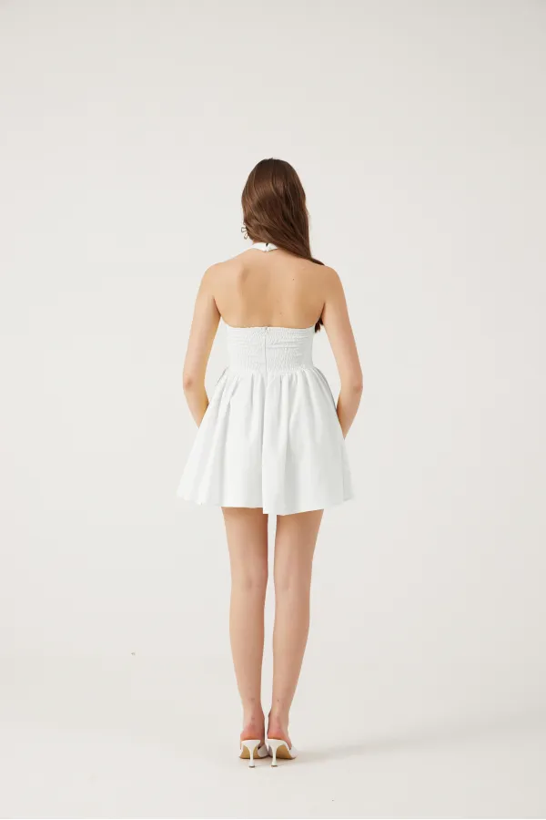 Felici Dress White