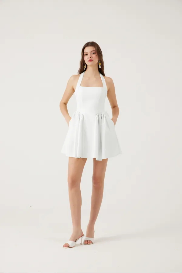 Felici Dress White