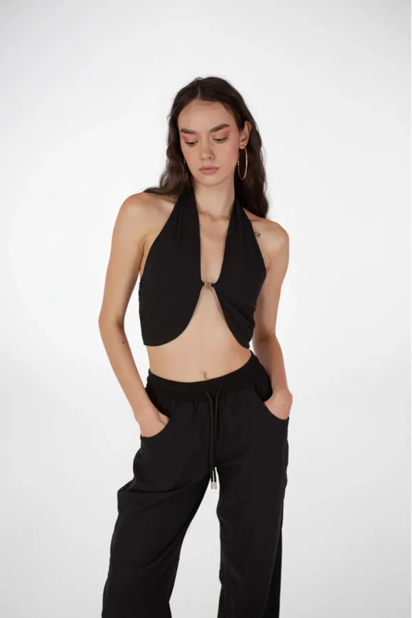 Blouse noire Rise Accessory